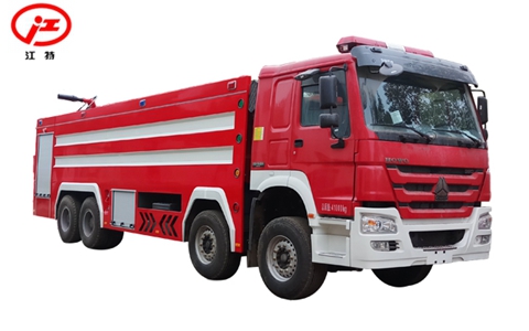 國五重汽豪沃25噸水罐消防車